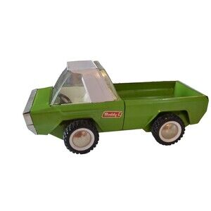Vintage Retro Buddy L Green Pickup Truck-Very Nice! Part No. 1-9667